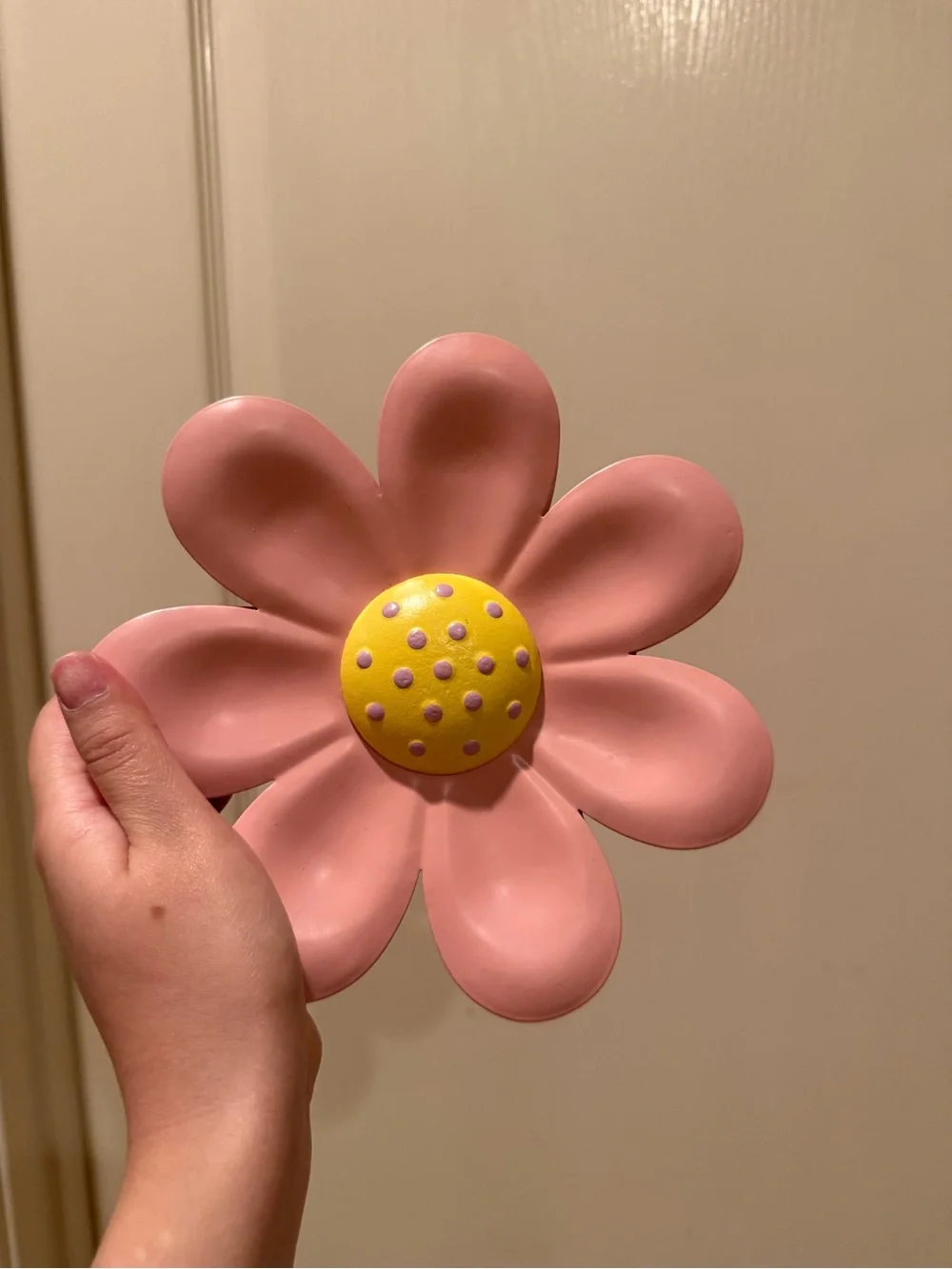 Home Interiors Yellow, Pink & Lavender Metal Flower Wall Decor